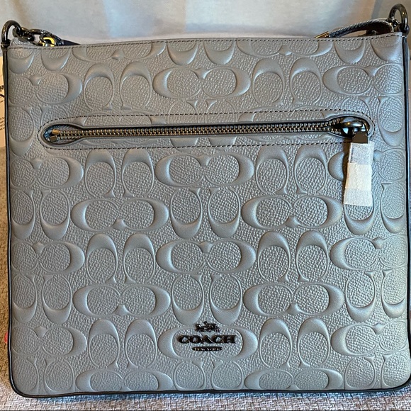 coach signature gazette crossbody